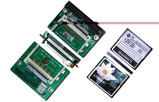 CompactFlash versus mechanische Festplatte