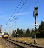 Inhaltlich zum Mastschild gehörig: Zs 12, die M-Tafel