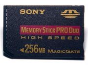 256 MB Memory Stick PRO Duo Highspeed  von Sony (mit MagicGate)