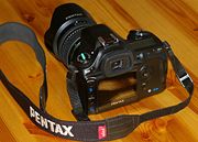 Pentax *ist DL, schwarz, Rückseite