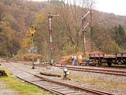 DB-Formsignale im Eisenbahnmuseum Radevormwald-Dahlhausen