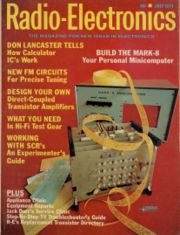 Radio-Electronics-Ausgabe Juli 1974:"Build The Mark-8: Your Personal Minicomputer".