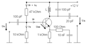 Selektiver Verstärker für etwa 3 MHz