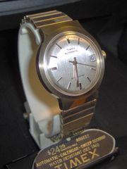 Goldfarbene Timexuhr von 1978