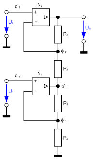 Asymmetrischer Elektrometersubtrahierer