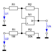 Hochspannungssubtrahierer