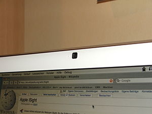 Integrierte iSight eines iMac